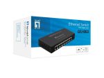 LevelOne GEU-0822 8-Port Gigabit Switch, 160.9 x 71.6 x 26.3