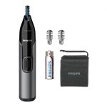 Trimmer pentru nas si urechi PHILIPS NT3650/16, Baterie, Lavabil, Tehnologie