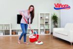 SET CURATENIE PRIMO,MOP ROTATIV 360,ROSU,VANORA HOME - imagine 5