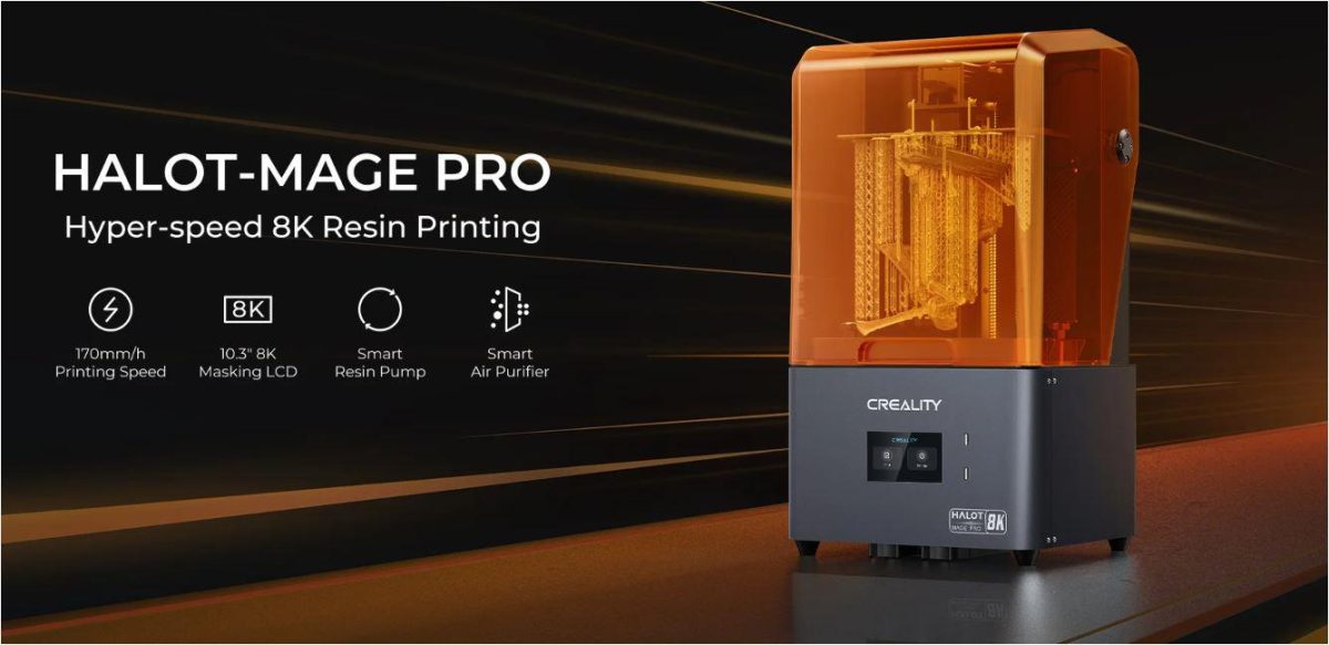 overlay_f94b64a6230444c21ad2fbbaa8788675.JPG Imprimanta 3D Creality Halot-MAGE PRO cu rasina, Tehnologie SLA, Stereolitografie, - imagine 1