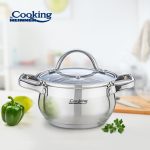 SEMIOALA INOX+CAPAC 18 X 10.5 CM, 2.6 L, AMIRA, COOKING - imagine 4