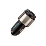 Alim. auto Spacer cu led USB-A&C 38W neg - imagine 2