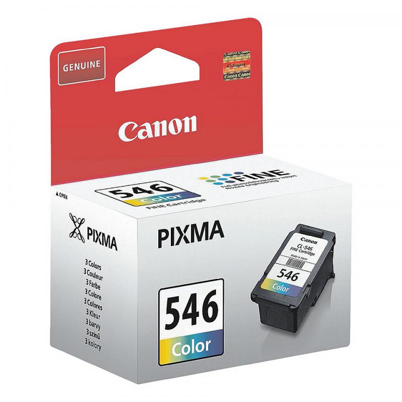 overlay_f98c6d52442ddf59ebd980e2de4b8790.jpg Cartus cerneala Canon CL-546, color, capacitate 8ml, pentru Canon Pixma - imagine 1