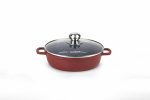 CRATITA ALUMINIU+CAPAC 24X6.5CM, 2.6L, CALABRIA, COOKING BY HEINNER - imagine 2
