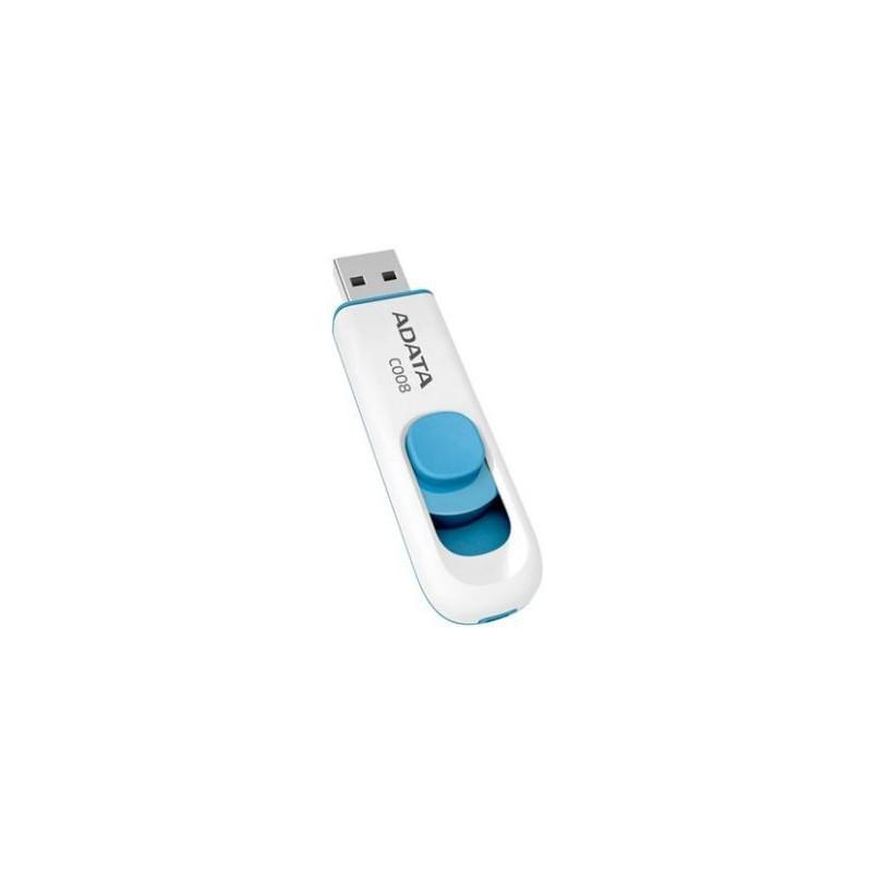 overlay_f9e6762cc9c8143520223818d4c98c98.jpg Memorie USB Flash Drive Adata C008, 64GB, USB 2.0, alb - imagine 1