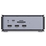 Docking station Lindy, interfete: USB-C la 6x USB-A/ 1x USB-C/1x - imagine 3