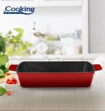 TAVA FONTA EMAILATA, 33x23x7 CM, RED LINE, COOKING BY HEINNER - imagine 2