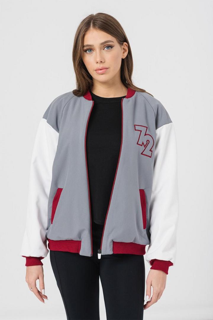 overlay_fac2c82857cb6ad8ca0dd92b64e9868b.jpg W JACHETA BOMBER GRI GRENA S - imagine 1