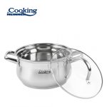 SEMIOALA INOX+CAPAC, 24 X 13.5 CM, 6.1 L, AMIRA, COOKING - imagine 2