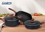 SET GATIT 5 PIESE ALUMINIU FORJAT, MALTA, COOKING BY HEINNER - imagine 2