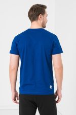 TRICOU  LOGO MULTICOLOR BARBATI   ROYAL BLUE-L - imagine 3