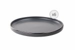 SET 6 FARFURII INTINSE, CERAMICA 27 CM, CALYPSO, ART OF