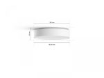 Plafoniera LED Philips Hue Enrave, Bluetooth, 9.6W, 1220 lm, luminaalba(2200-6500K), - imagine 3