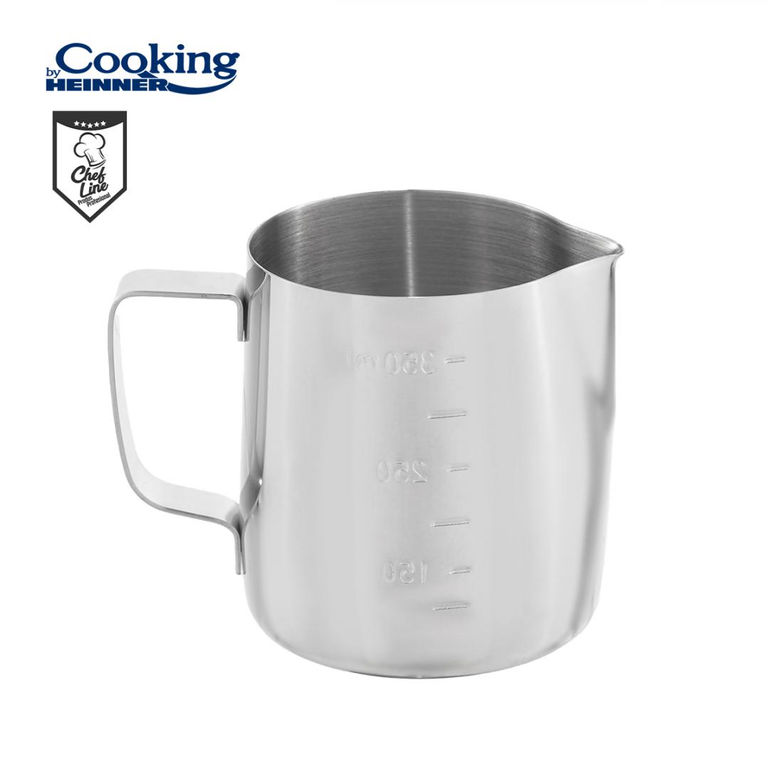 overlay_fbb8096948061784a6a2fa841cc71f95.jpg CANA INOX LAPTE 350 ML, COOKING BY HEINNER, CHEF LINE - imagine 1