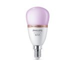 Bec LED RGB inteligent Philips Bulb P45, Wi-Fi, Bluetooth, E14