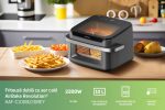 FRITEUZA DUBLA CU AER CALD HEINNER AirBake Revolution HAF-C10DB22GREY - imagine 12