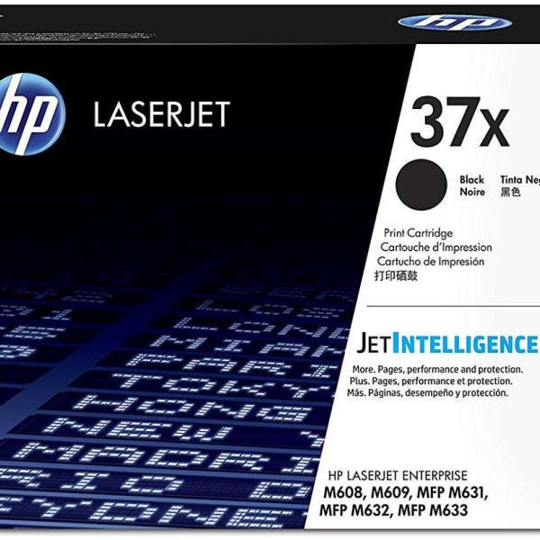 Toner HP, CF237X, Nr.37X , Black, 25K, Original, LaserjetEnterprise M608N.