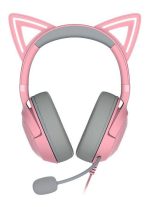 Casti Head-band RAZER Kraken Kitty V2 Quartz Edition, Cu fir, - imagine 3