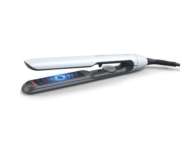 overlay_fbe559eec70917cbe8ac905bdf06fb8f.png Placa de indreptat parul PHILIPS Prestige BHS520/00, Tehnologie ThermoShield, Placi - imagine 1