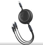 CABLU alimentare si date Baseus Bright Mirror 2 One-for-three Retractable, - imagine 3