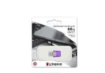 Memorie USB Kingston microDuo 3C 64 GB, USB 3.0, Purpuriu - imagine 3