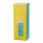 Recipient lapte praf U-Grow, albastru, cu 3 compartimente - imagine 3