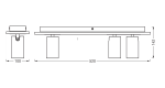 Spot LED triplu ajustabil Ledvance DECOR MERCURY, 3xGU10, 3x3.4W, 690 - imagine 4