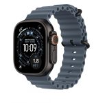 Apple Watch 49mm Anchor Blue Ocean Band Extension - Black Titanium Finish - imagine 3