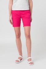 PANTALONI SCURT CASUAL FEMEI FUXIA L - imagine 3