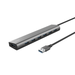 Hub Trust Halyx , 7 porturi USB 3.2 Gen 1, - imagine 3