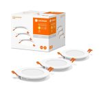 3 Spoturi LED incastrate Ledvance RECESS SLIM DOWNLIGHT, 3x8W, 3x550 - imagine 2