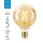 Bec LED inteligent vintage (decorativ) WiZ Connected Filament Gold G95 - imagine 4
