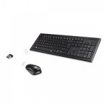Kit Wireless tastatura si mouse HAMA Cortino, taste numerice, negru - imagine 3