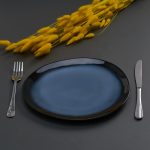 SET 4  FARFURII OVALE CERAMICA 21 CM, SERENITY, ART - imagine 5