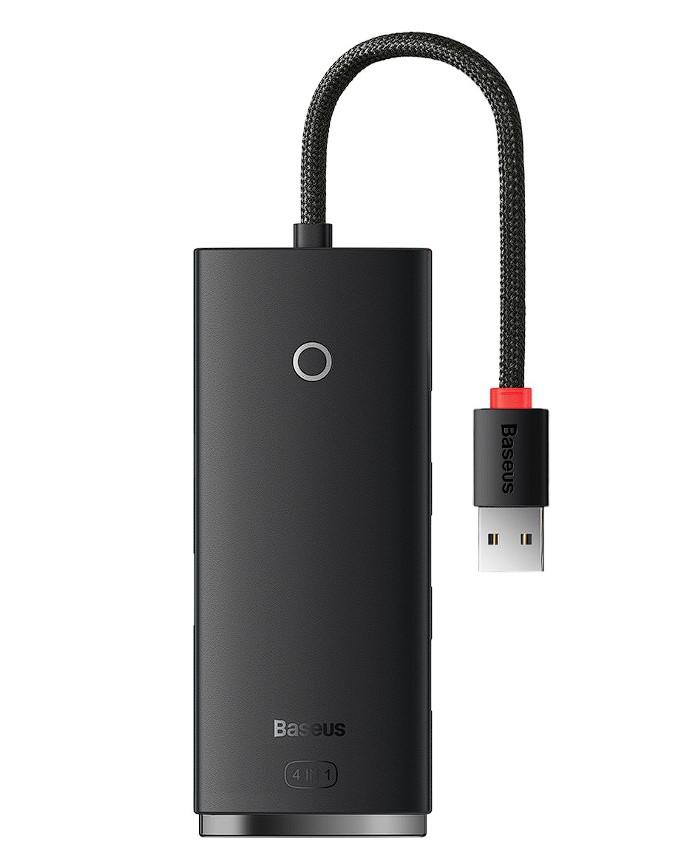 overlay_ff51c788cd58f2be21af5cca339b2389.jpg Docking Station Baseus Metal Gleam, Card reader SD/MicroSD, albastru - imagine 1