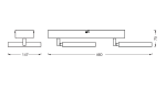 Spot LED dublu ajustabil Ledvance DECOR SATURN, 21W, 2180 lm, - imagine 3
