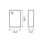 Senzor crepuscular aplicat Vivalux DON, 230V, 15A, IP44, 65.4x33.7x96.2mm, Negru - imagine 2